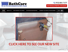 Tablet Screenshot of bathcaremn.com